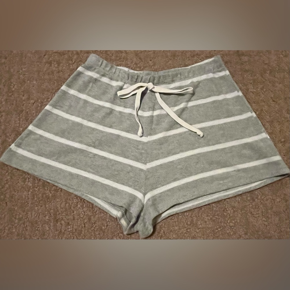 Blue Blush S Striped Sleep Shorts - Rarely Worn